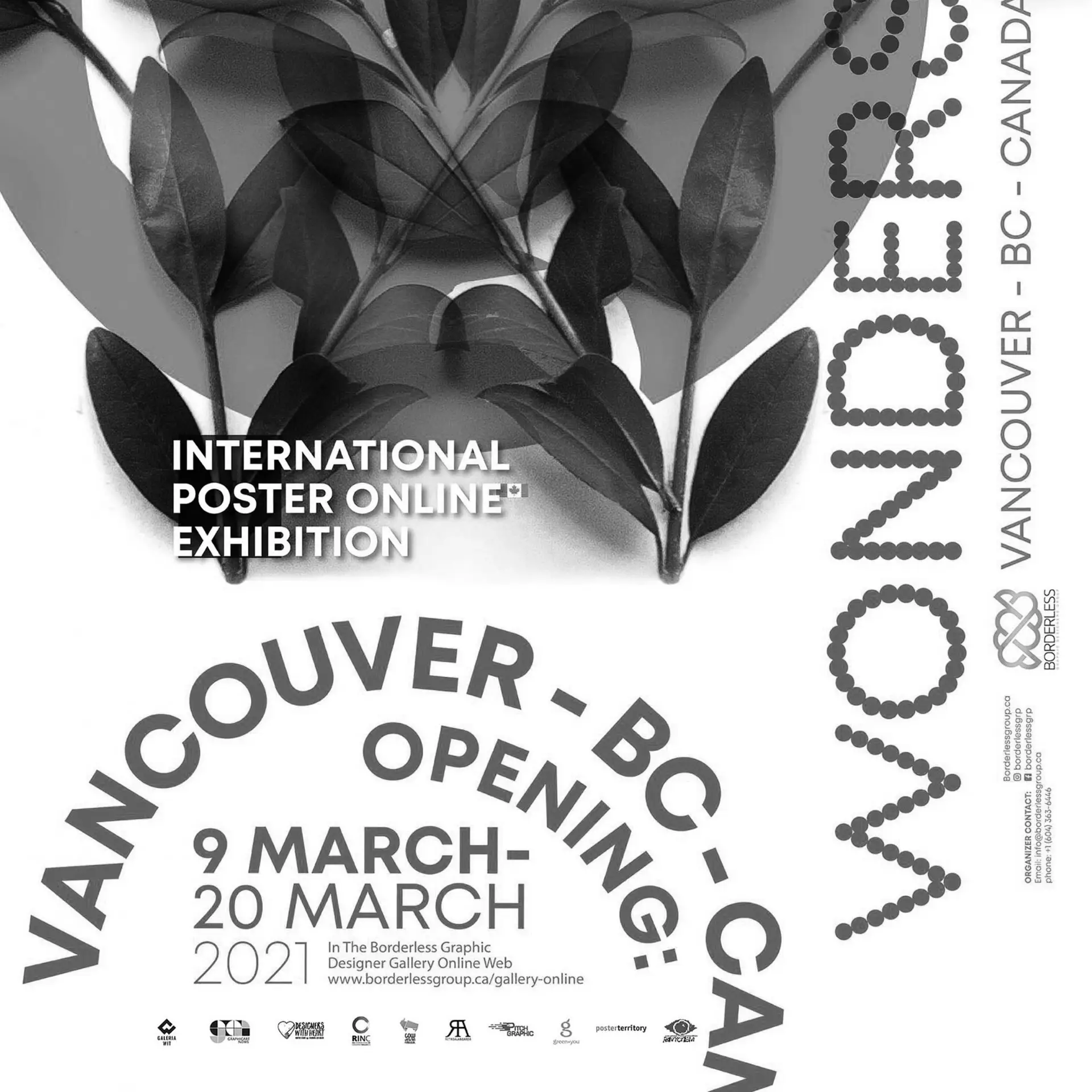 Opening Wonders 2020 International Online Poster Exhibition In the Gallery Online of Borderless Graphic designers Group Website